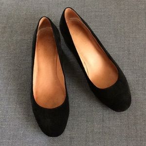 Madewell Ella Pump black suede